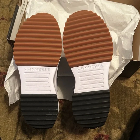 Converse Black and White Platform High-Tops - Picture 2 of 4